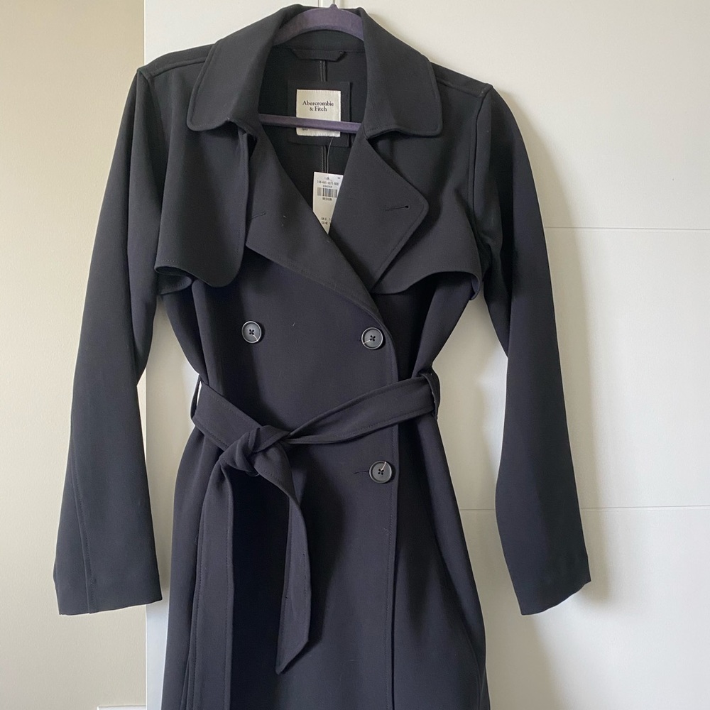 Abercrombie Drapey Trench Coat